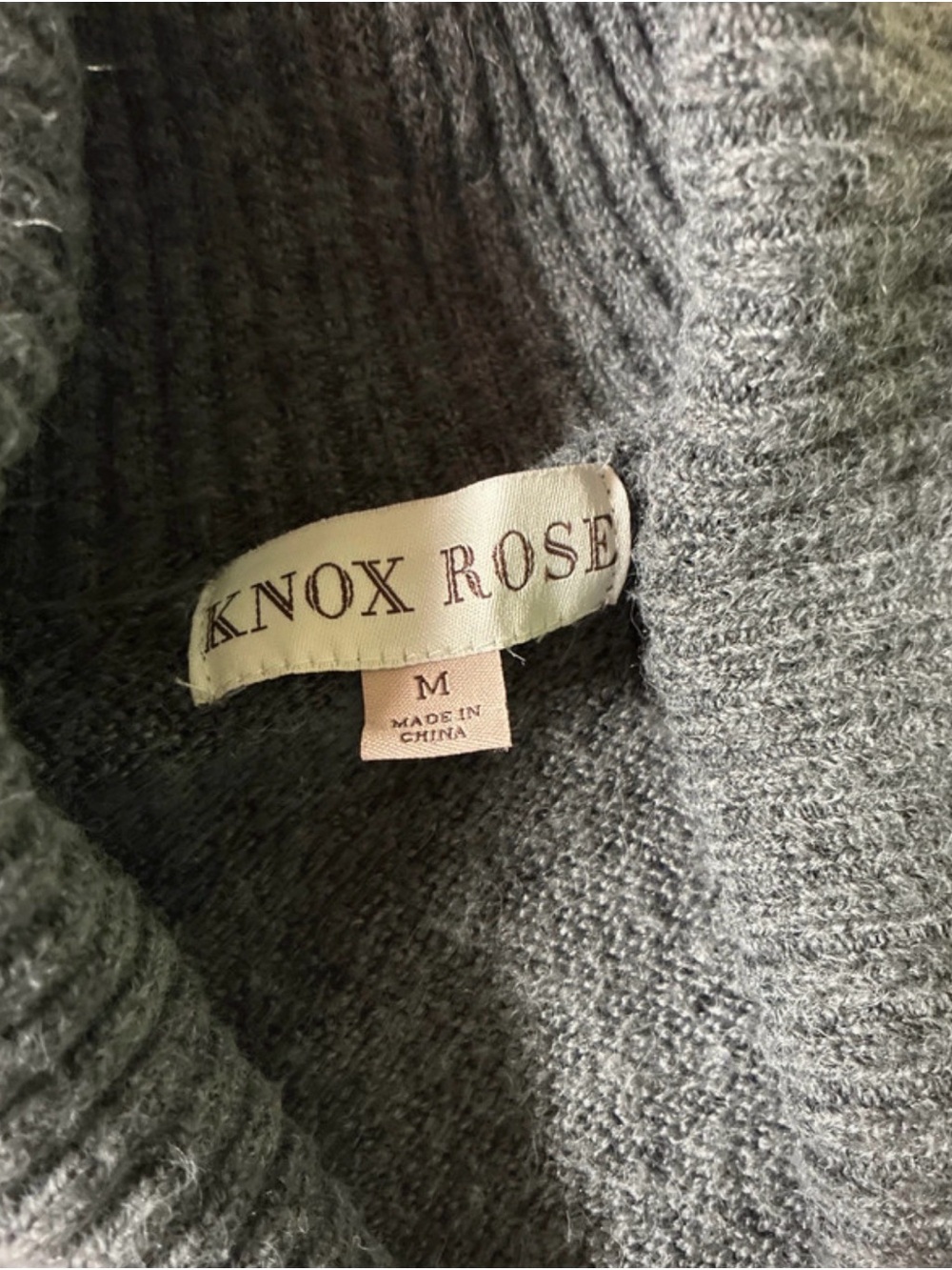 Knox Rose Belted Cardigan w/Geometric Pattern Medium - Picture 4 of 7